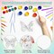 Pre Printed Canvases, 9 PCS Butterfly Painting Canvas 7.87 * 7.87” Butterfly Floral Themed Painting Canvas 9Pcs-Butterfly